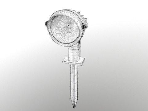 Spike Spot Light 3D Model