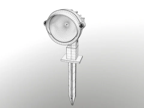 Spike Spot Light 3D Model