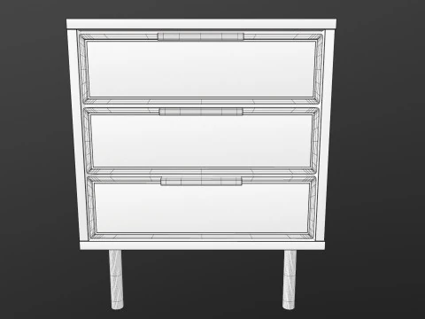 Mesa lateral Modelo 3D