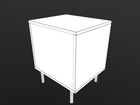 Side Table Modèle 3D