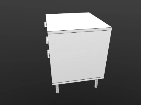 Mesa lateral Modelo 3D