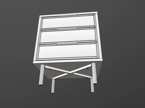 Mesa lateral Modelo 3D