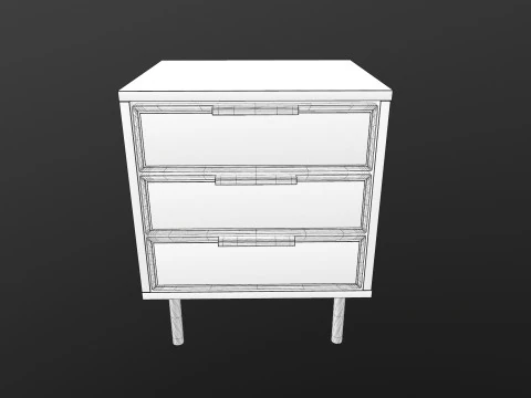 Mesa lateral Modelo 3D