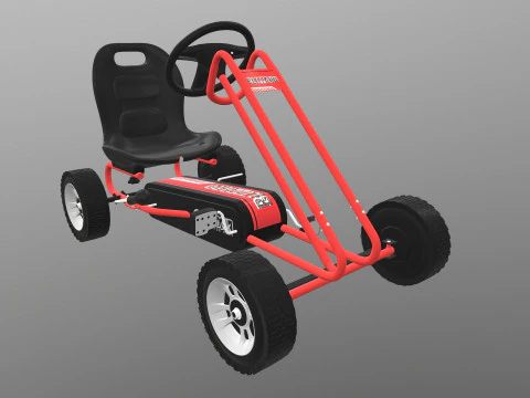 Pedal Powered Car 3D Model