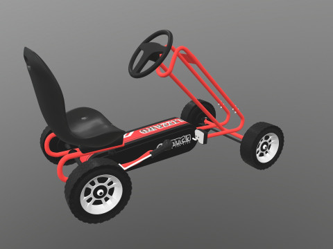Pedal Powered Car Model 3D