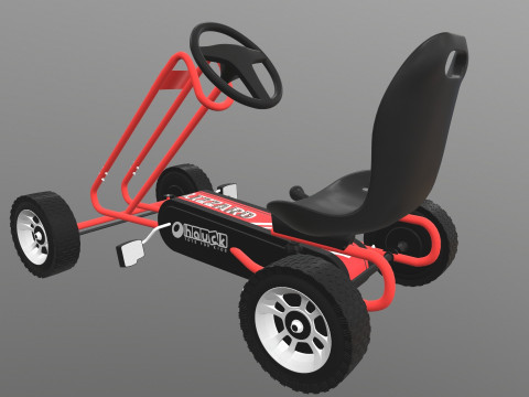 Pedal Powered Car Model 3D