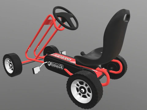 Pedal Powered Car 3D Model