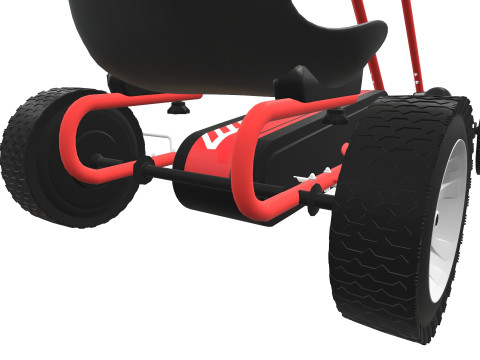 Pedal Powered Car Model 3D