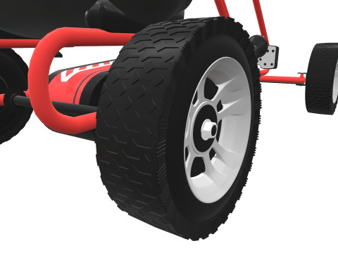 Pedal Powered Car Model 3D