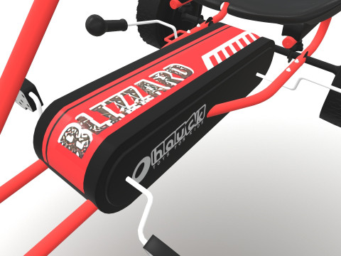 Pedal Powered Car Model 3D