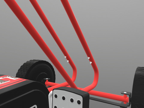 Pedal Powered Car Model 3D