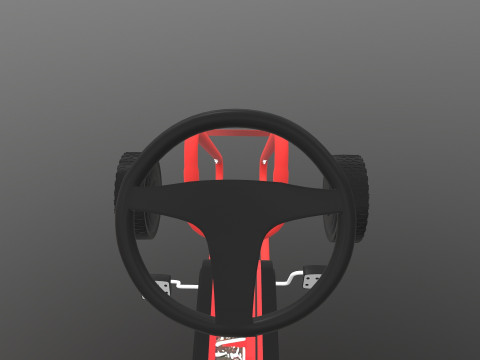 Pedal Powered Car Model 3D