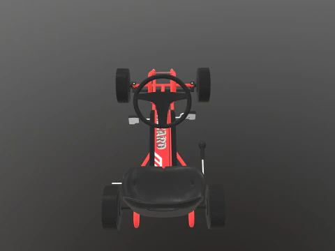 Pedal Powered Car 3D Model
