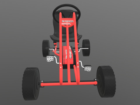 Pedal Powered Car Model 3D