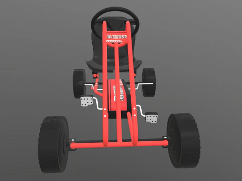 Pedal Powered Car 3D Model