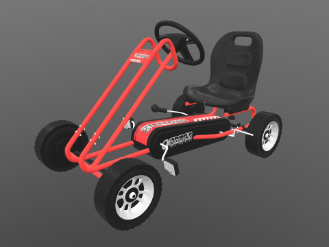 Pedal Powered Car Model 3D