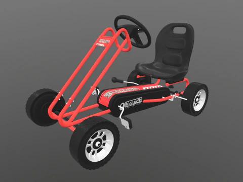 Pedal Powered Car 3D Model