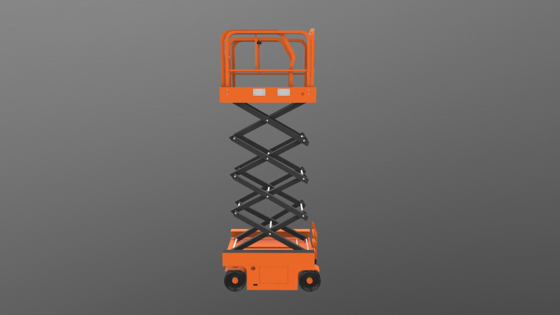 Lifter Machine 3D Model .c4d .max .obj .3ds .fbx .stl .blend 