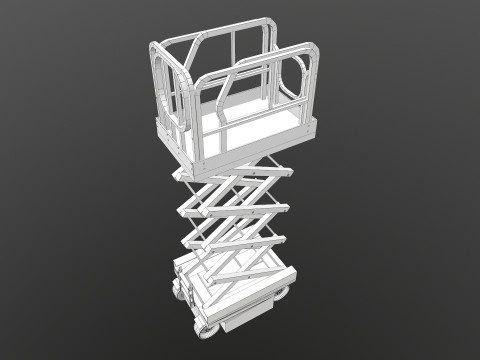 Lifter Machine 3D Model