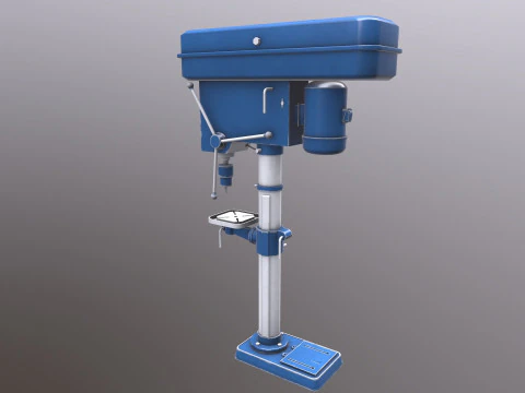 Drill Machine 3D Model