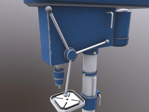 Drill Machine 3D Model
