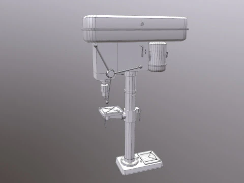 Drill Machine 3D Model