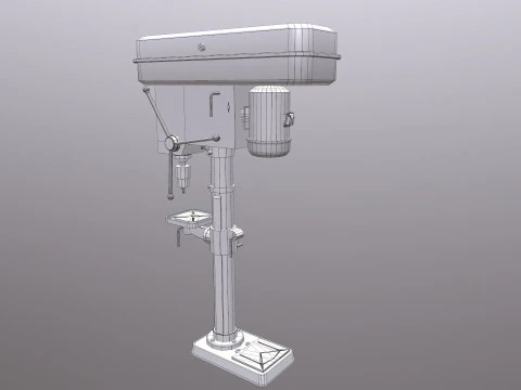 Drill Machine 3D Model