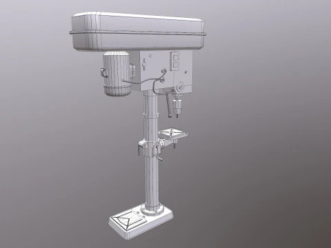 Drill Machine 3D Model