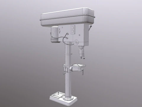 Drill Machine 3D Model