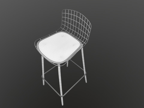 Cafe Chair 3D Model
