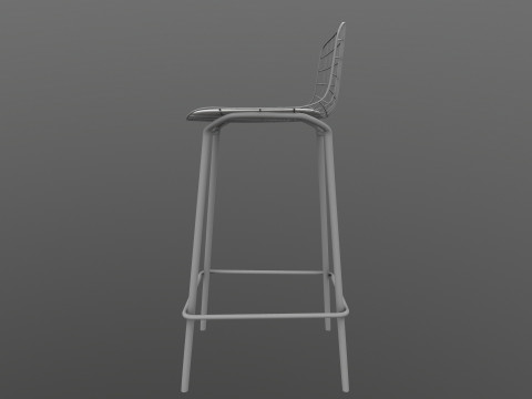 Cafe Chair 3D Model