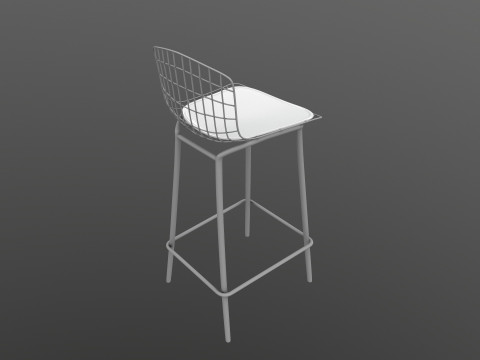 Cafe Chair 3D Model