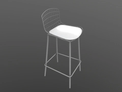 Cafe Chair 3D Model