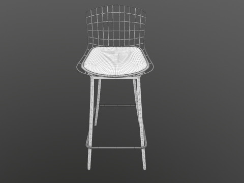 Cafe Chair 3D Model