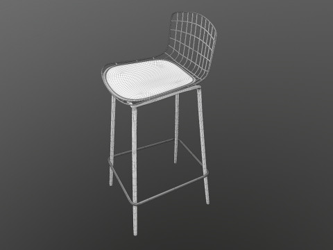 Cafe Chair 3D Model