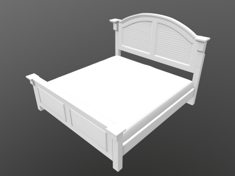 Bed 3D मॉडल