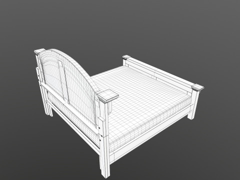 Bed 3D Модель