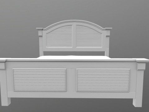 Bed 3D Модель