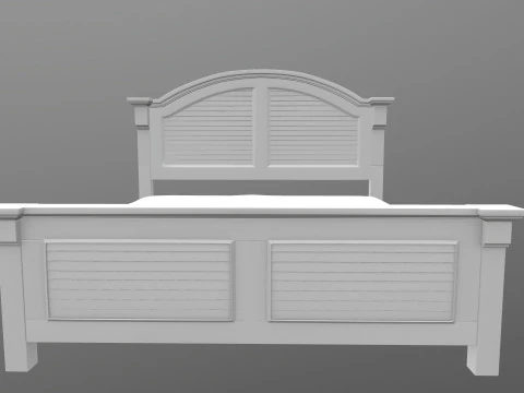 ベッド 3Dモデル