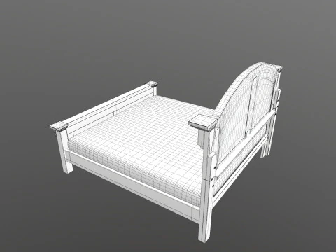 ベッド 3Dモデル