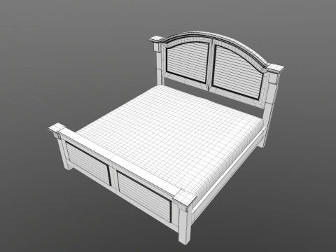 ベッド 3Dモデル