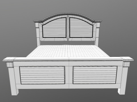 Bed 3D Модель