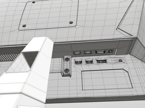 ASUS TUF Gaming HDMI 3D Model