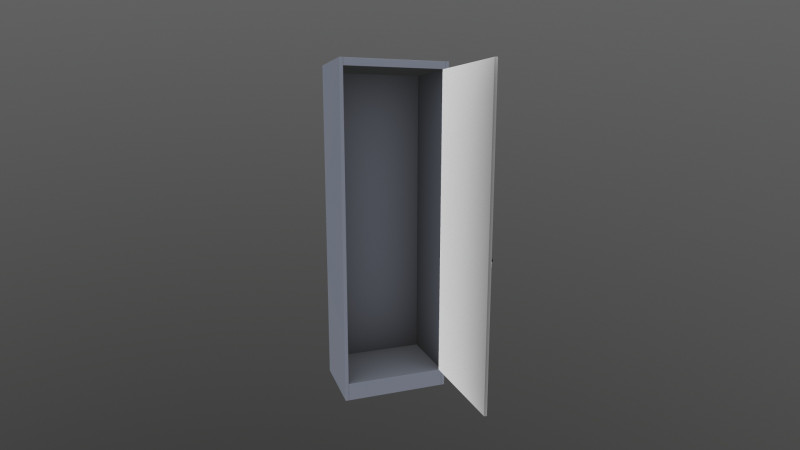 Almirah1 3D Модель .c4d .max .obj .3ds .fbx .stl .blend 