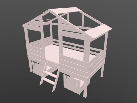 Baby Bed Modelo 3D