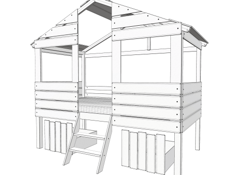 Baby Bed Modelo 3D