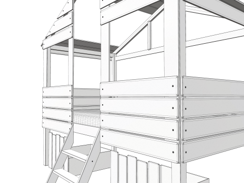 Baby Bed Modelo 3D