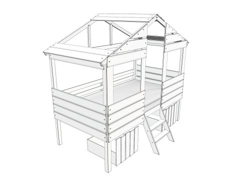 Baby Bed Modelo 3D