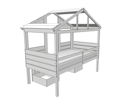 Baby Bed Modelo 3D
