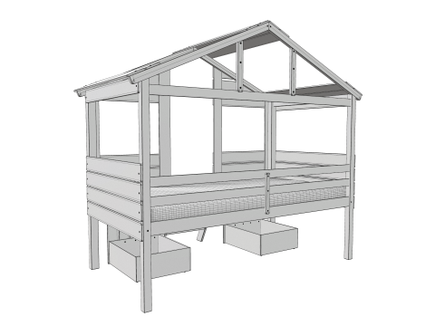 Baby Bed Modelo 3D